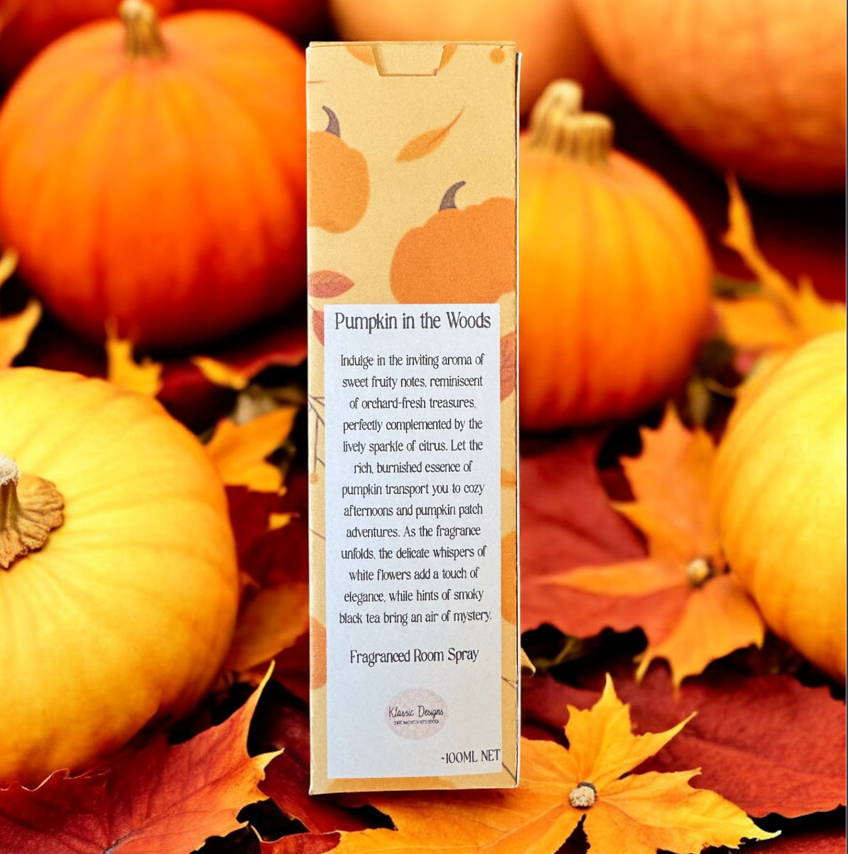 Pumpkin in the Woods Room Spray