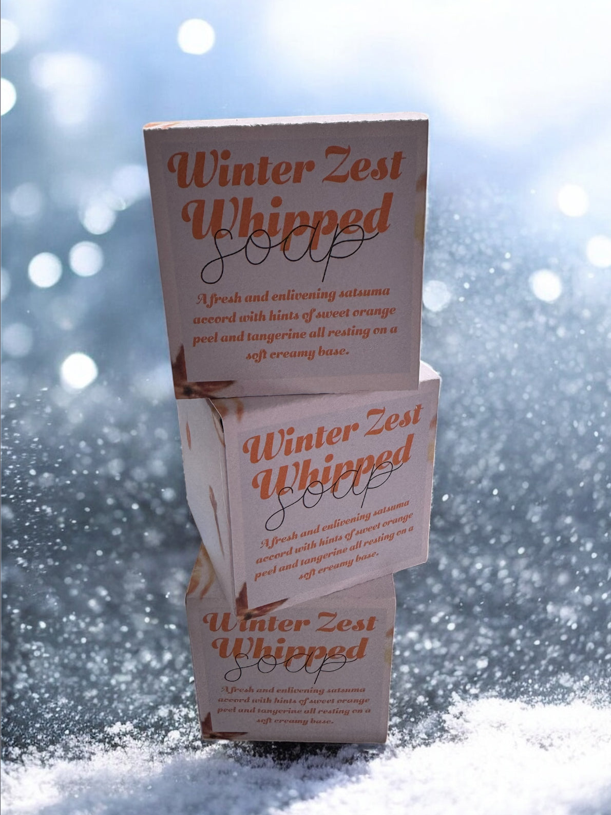 Winter Zest Whipped Soap