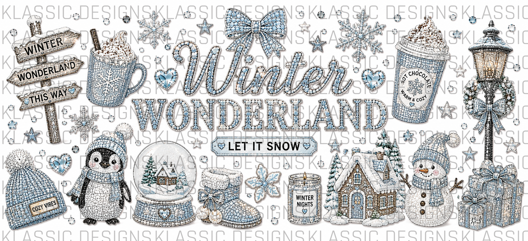 Winter Wonderland UVDTF Wrap