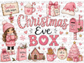 #10 Pink Christmas Eve Box UVDTF Wrap