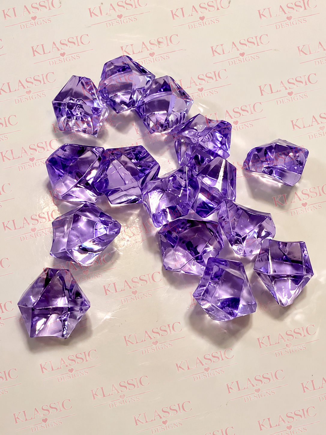 Purple Fake Ice Rocks