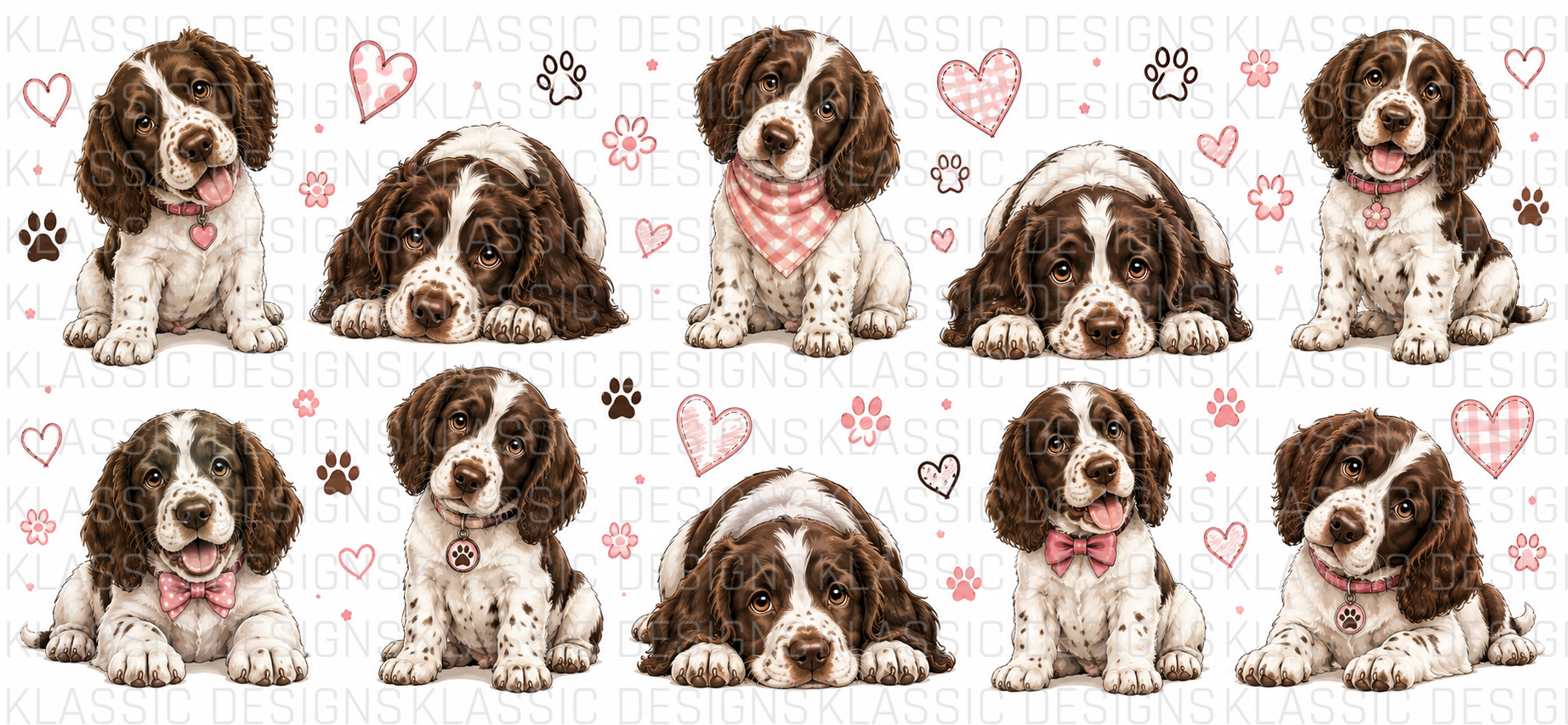 Springer Spaniel UVDTF Wrap