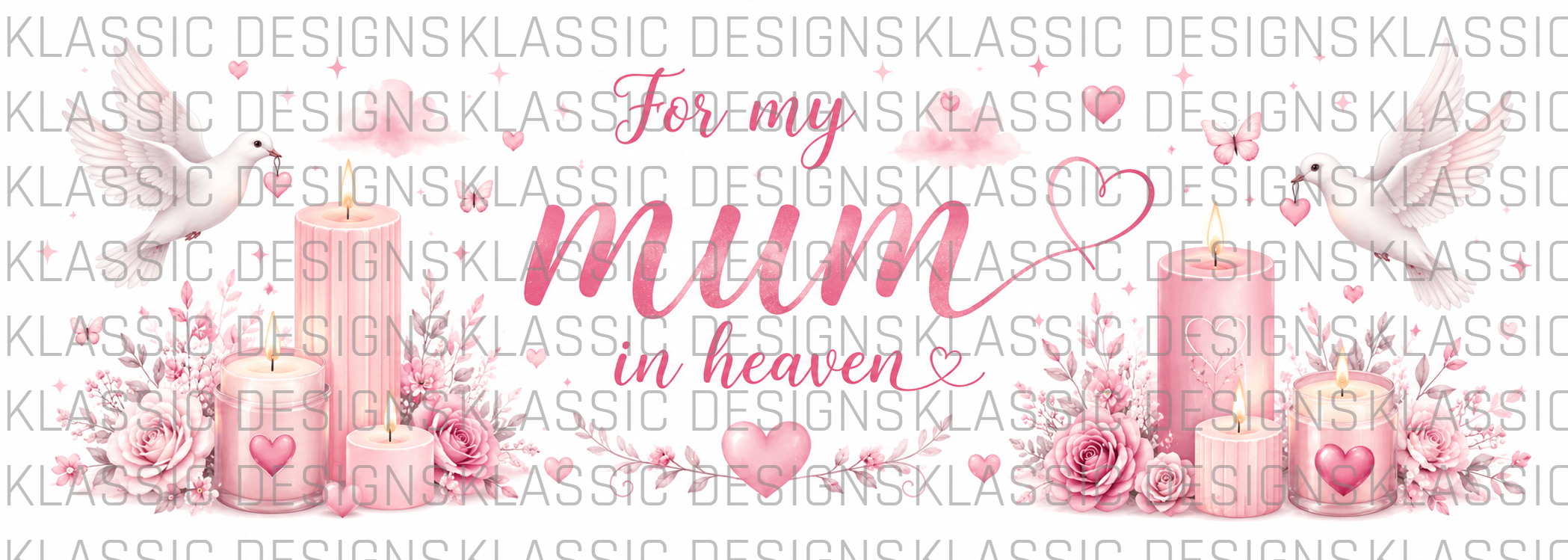 Mum in Heaven UVDTF Wrap