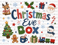 #14 Blue Theme Christmas Eve Box UVDTF Wrap
