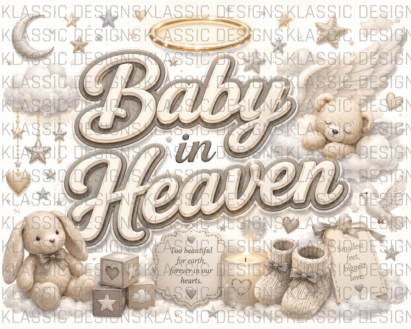 Baby In Heaven UVDTF Wrap