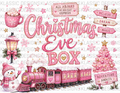 #16 Pink Train Christmas Eve Box UVDTF Wrap