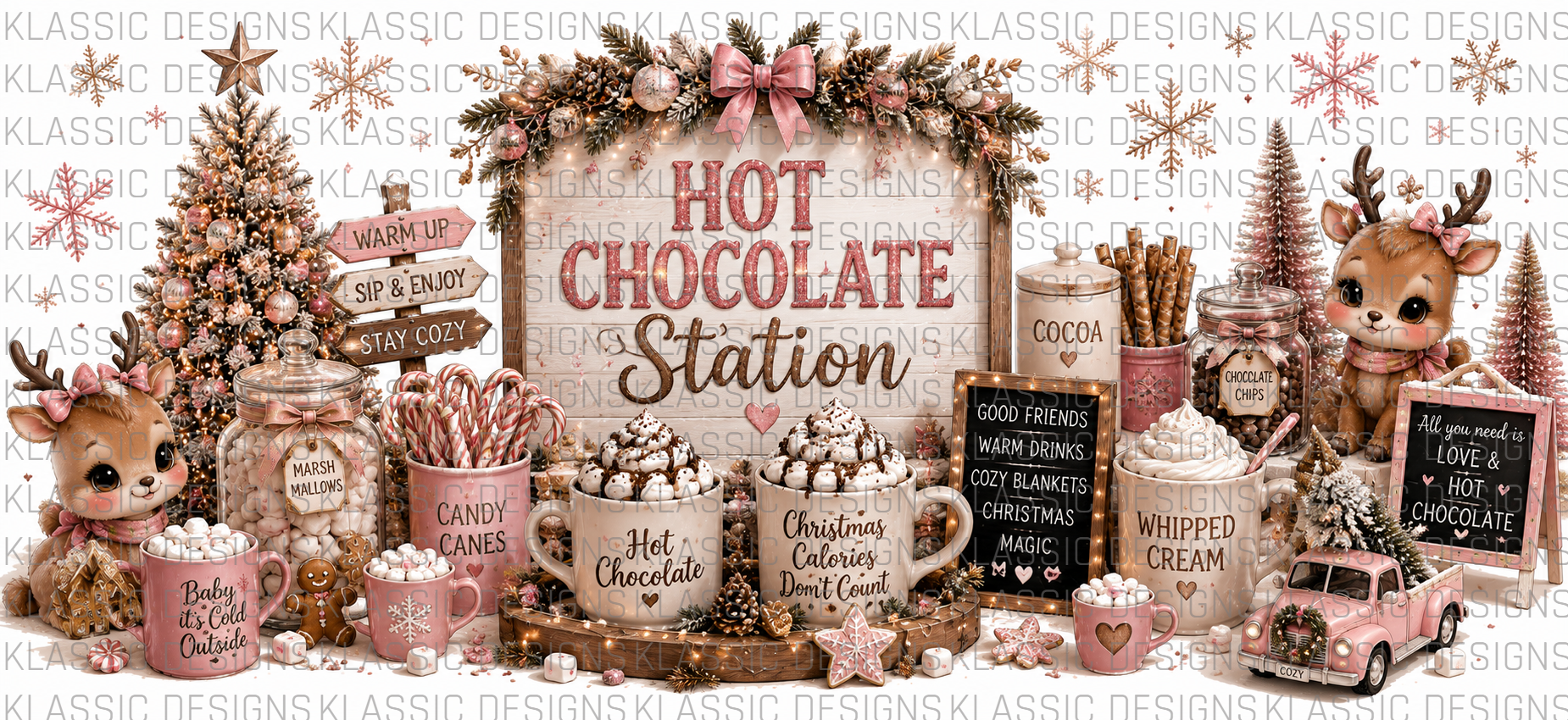 #2 Hot Chocolate Station UVDTF Wrap
