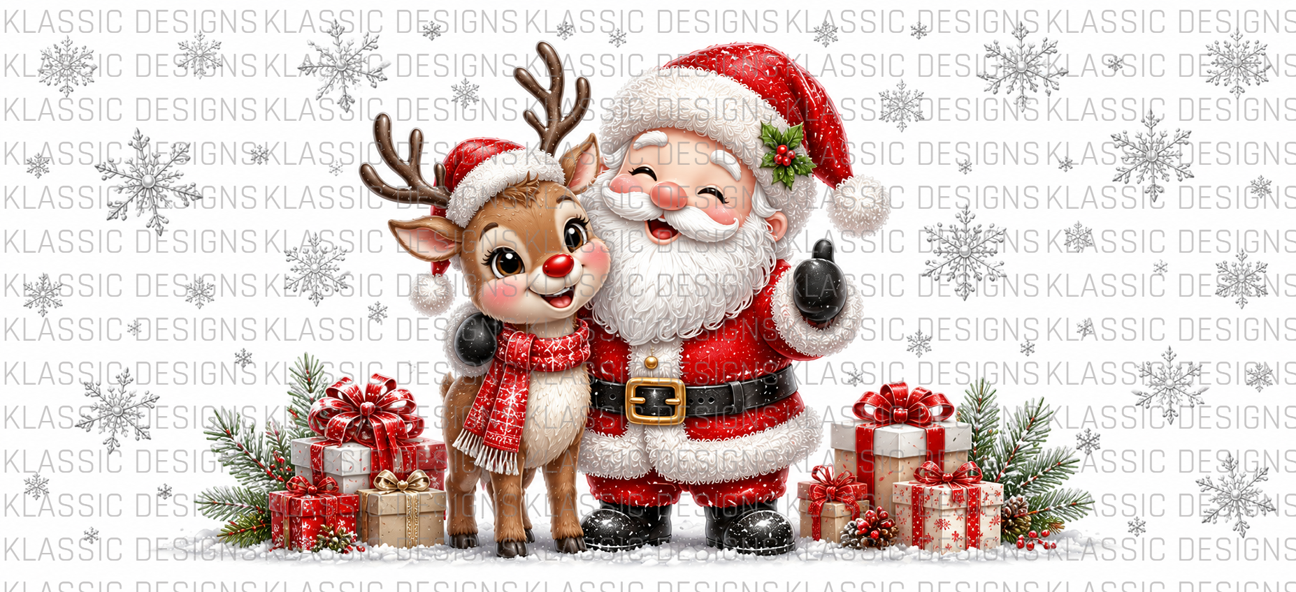 #1 Santa UVDTF Wrap