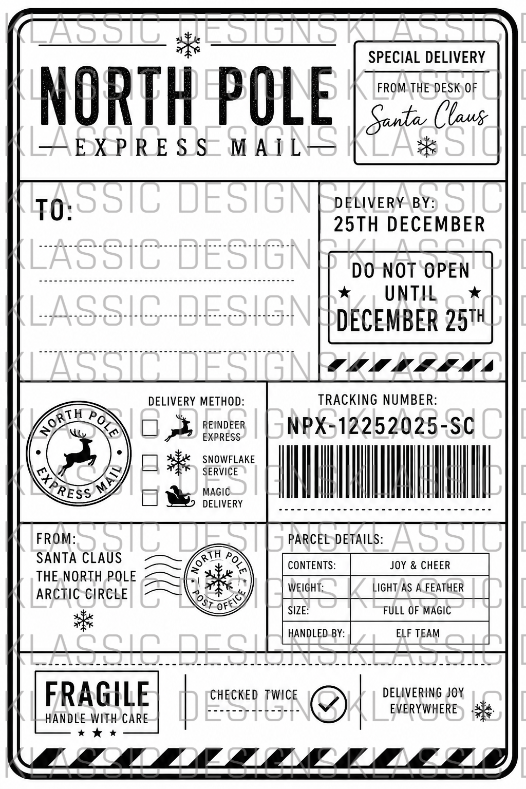 #3 Express Mail Sticker