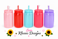 Solid 16oz Single Wall Acrylic