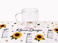Glass 350ml Snowglobe Mugs