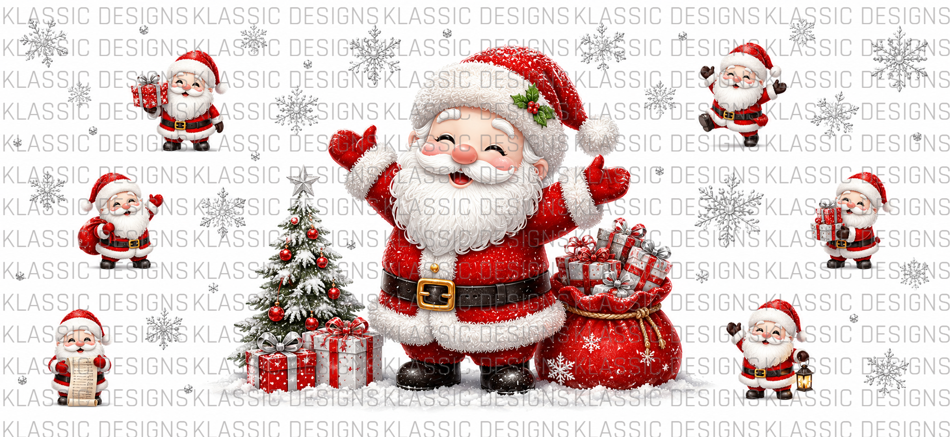 #2 Santa UVDTF Wrap