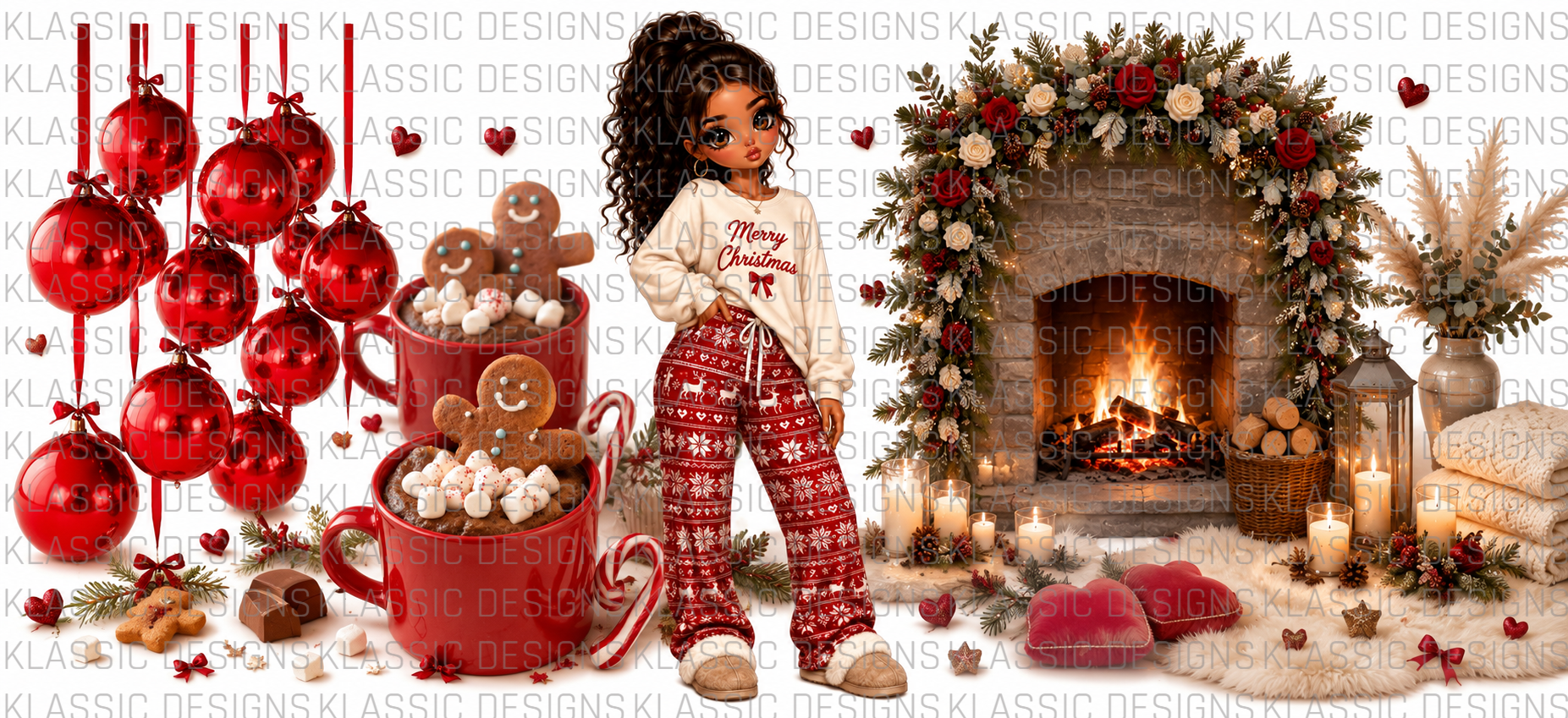 #2 Xmas Glam Girl UVDTF Wrap