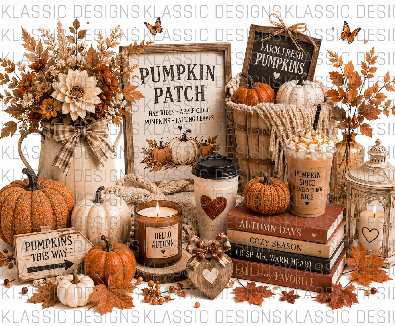 Pumpkin Patch UVDTF Wrap