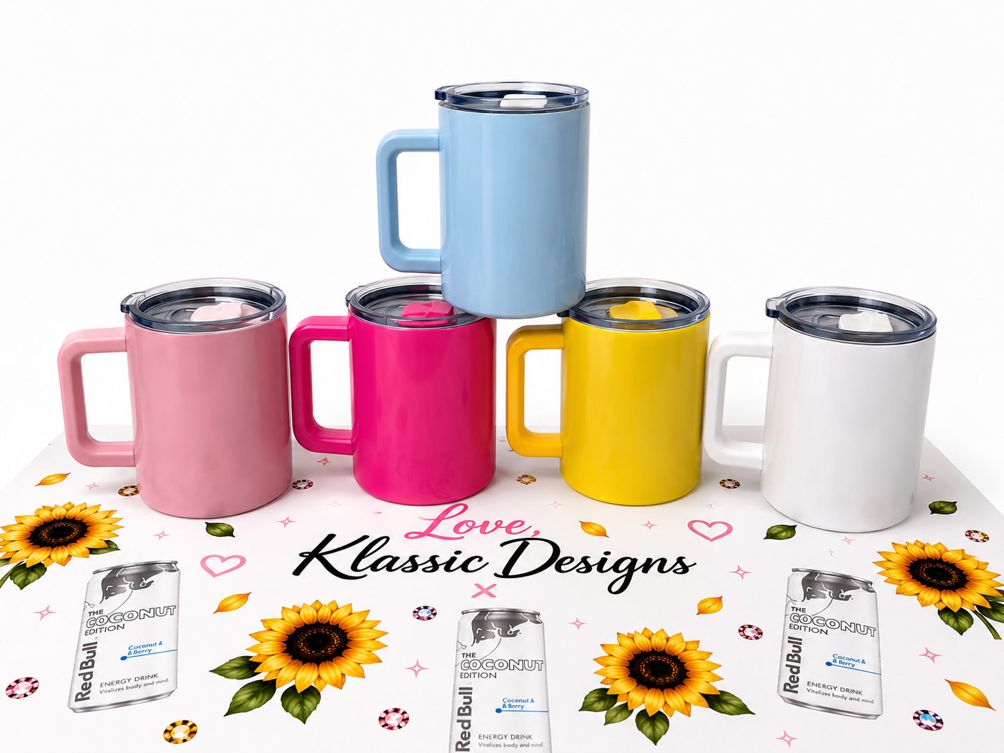 Shimmer Stainless Steel Mugs