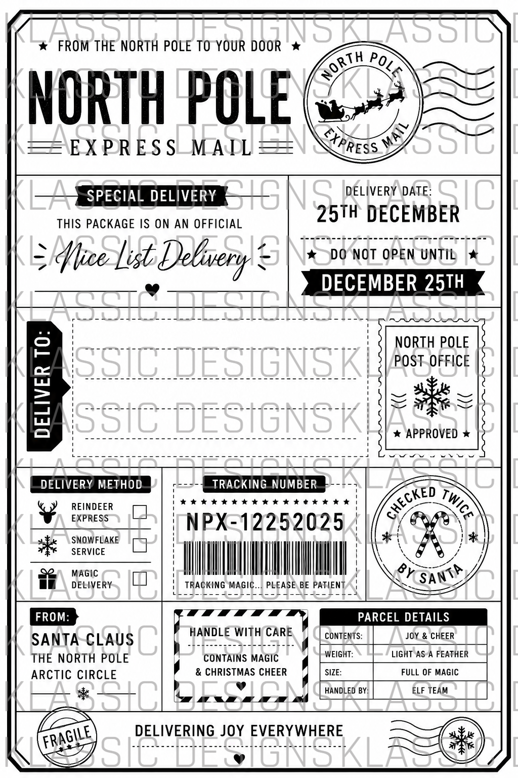 #2 Express Mail Sticker