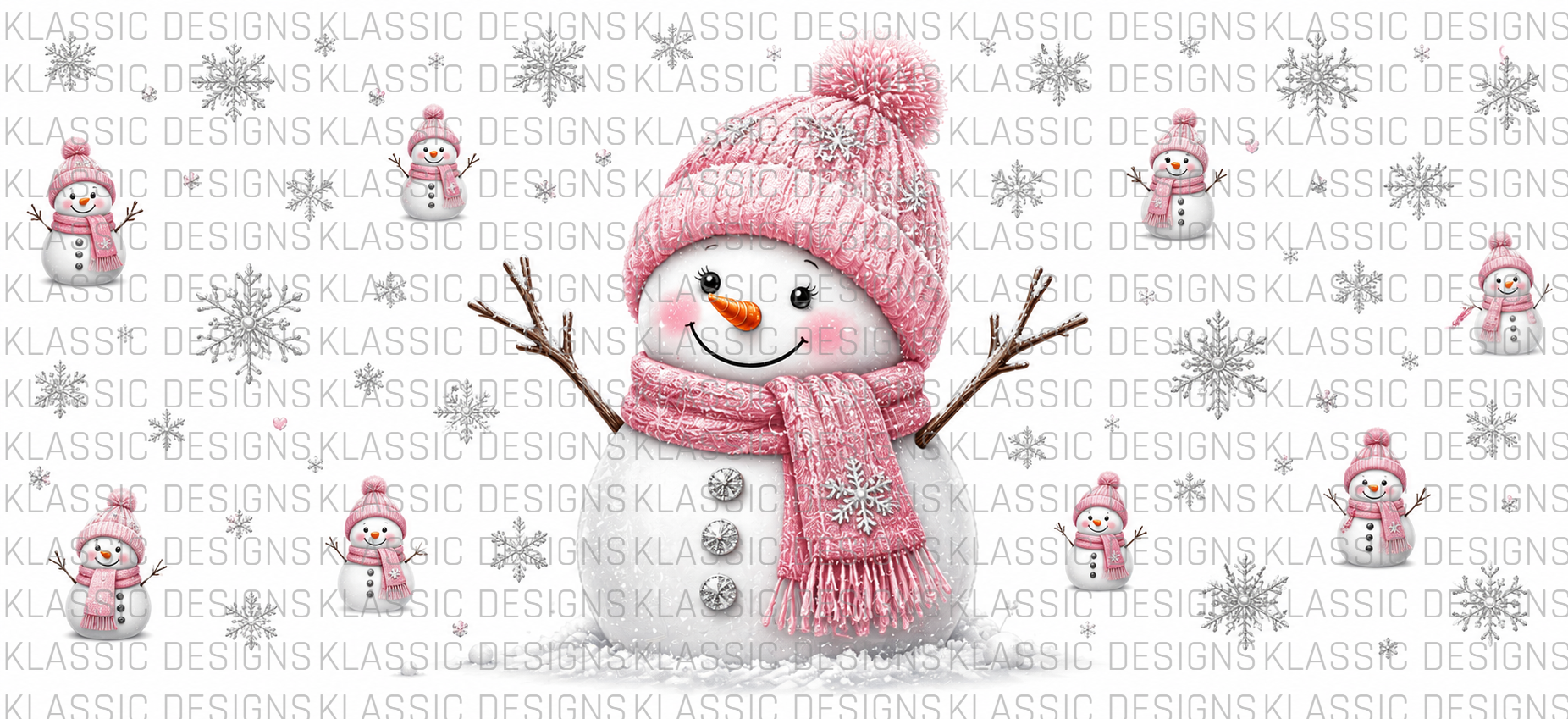 #2 Snowman UVDTF Wrap