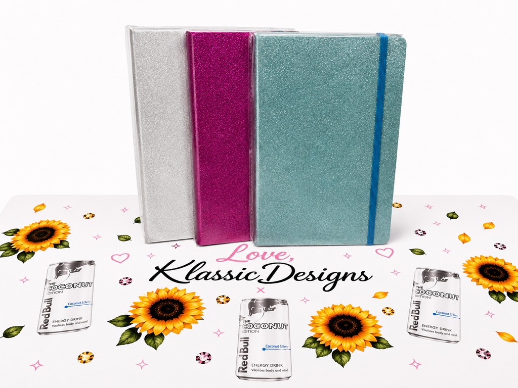 A5 Glitter Notebook