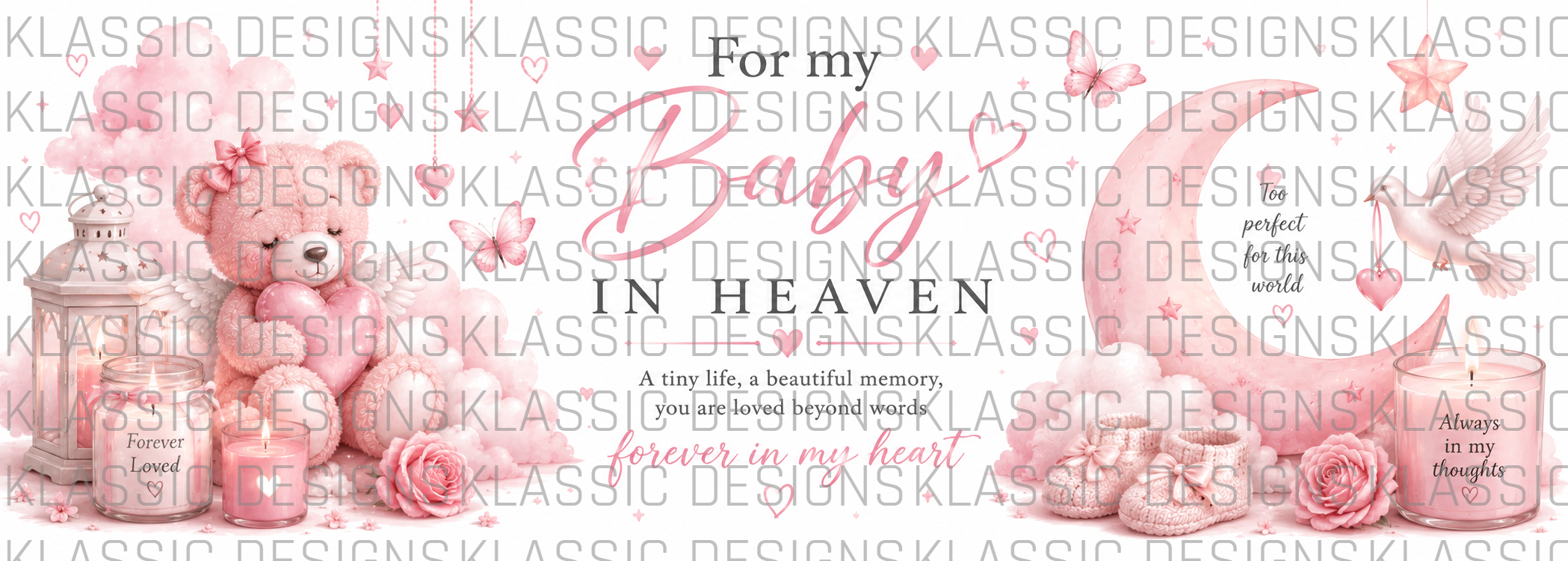 Baby In Heaven UVDTF Wrap