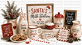 Santa's Milk Station UVDTF Wrap