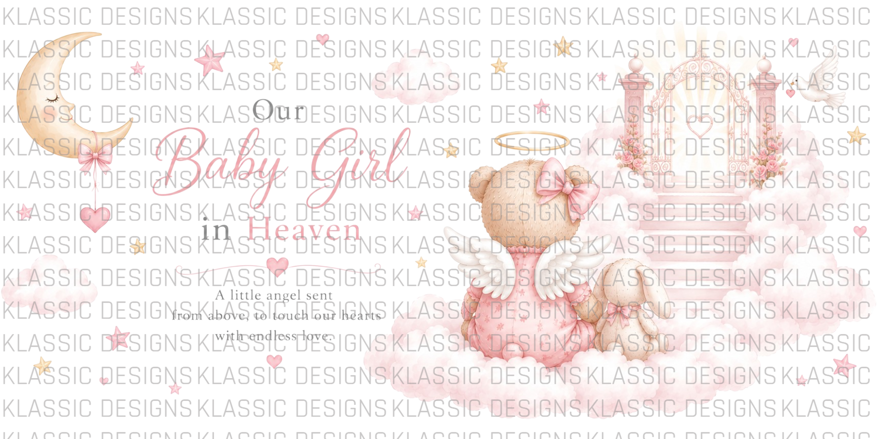 #2 Baby Girl in Heaven UVDTF Wrap