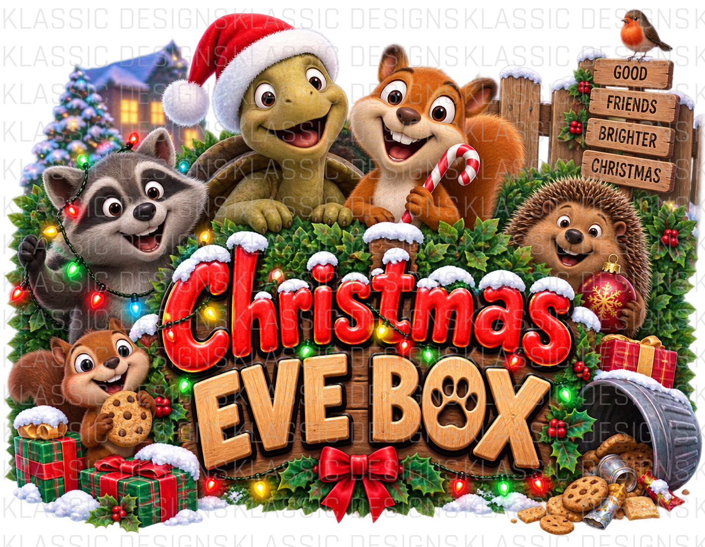 #7 Xmas Eve Box UVDTF Wrap