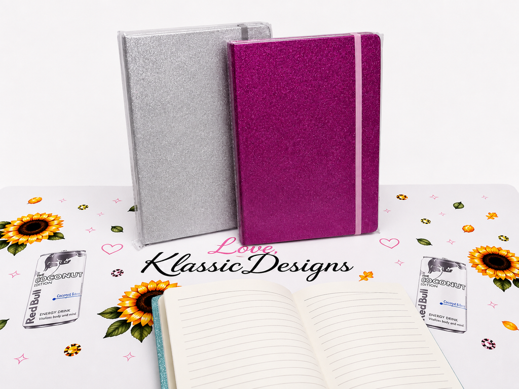 A5 Glitter Notebook