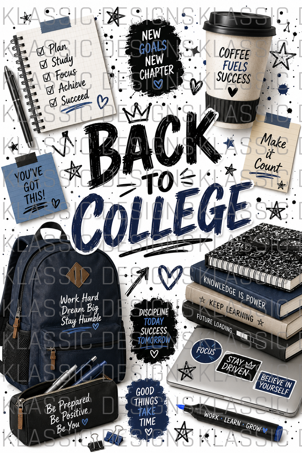 Back To College UVDTF Wrap