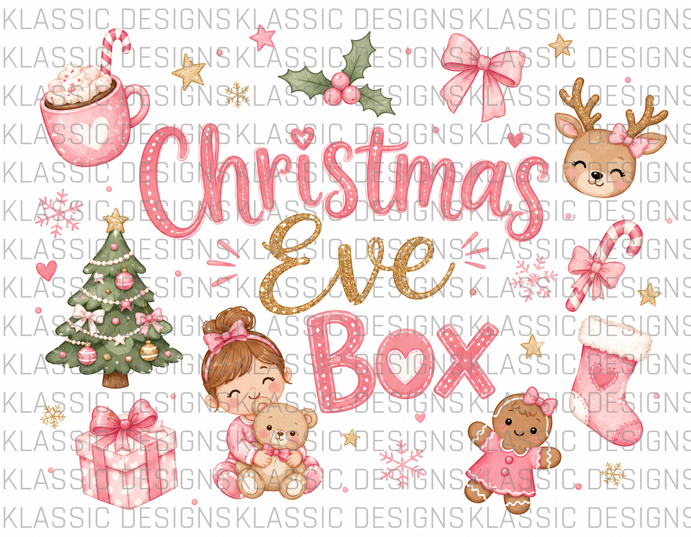 #19 Christmas Eve Box UVDTF Wrap