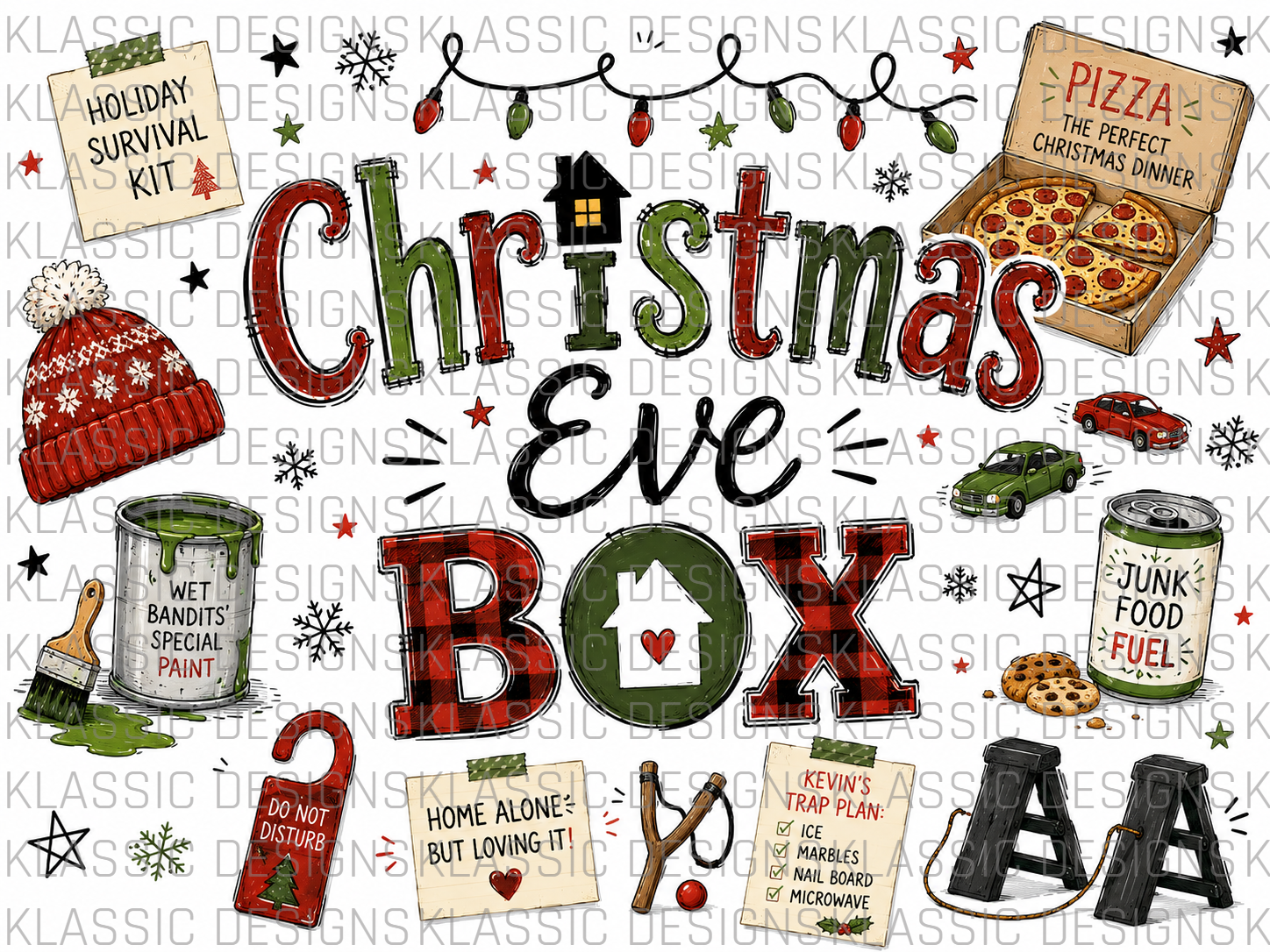 #8 Kevin's Alone Christmas Eve Box UVDTF Wrap