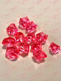 Hot Pink Fake Ice Rocks