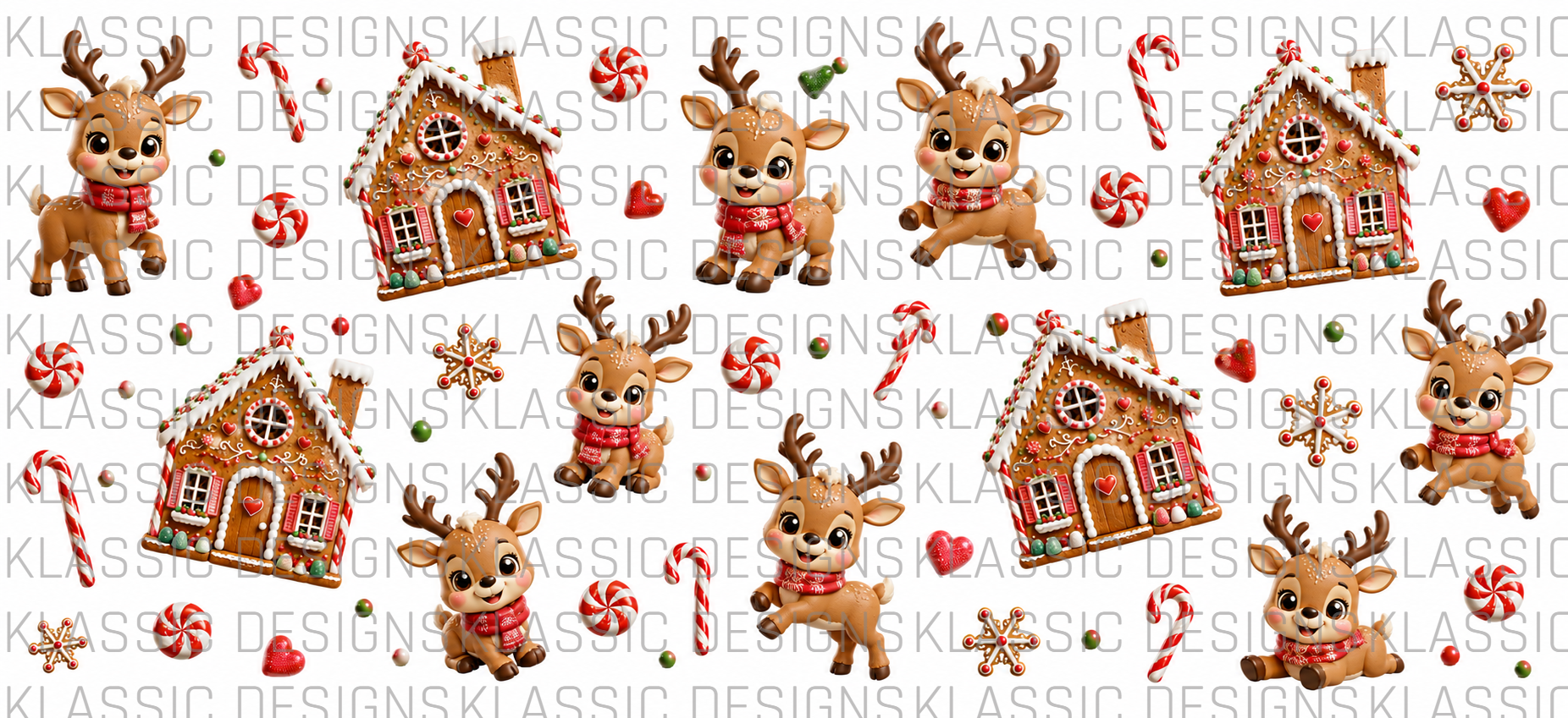 Reindeer UVDTF Wrap