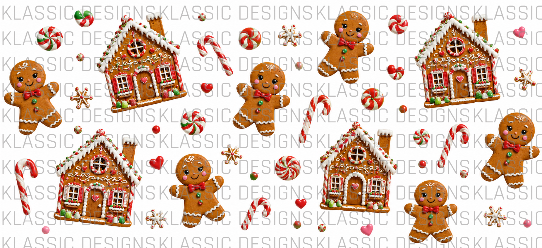 Gingerbread UVDTF Wrap