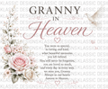 Granny In Heaven UVDTF Wrap