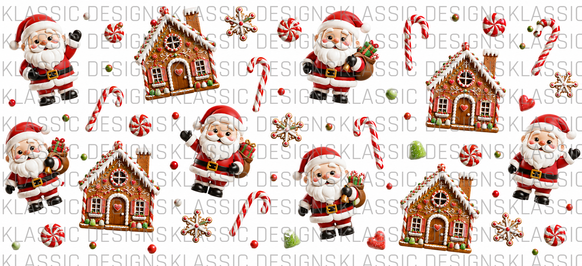 Santa UVDTF Wrap