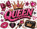 Queen UVDTF Wrap