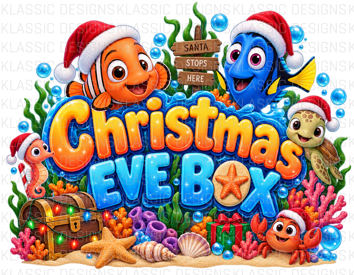 #3 Christmas Eve Box UVDTF Wrap