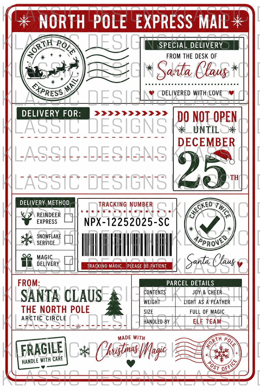 #1 Express Mail Sticker
