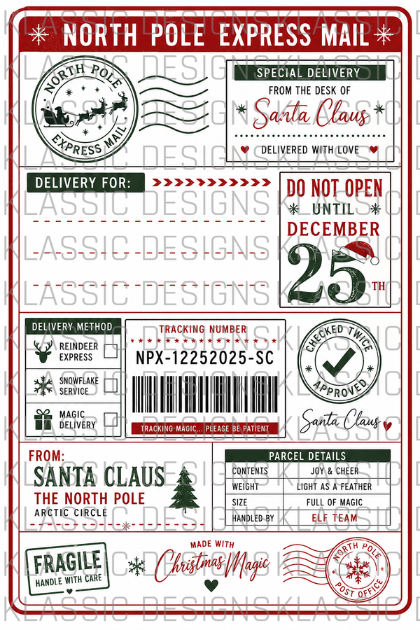 #1 Express Mail Sticker