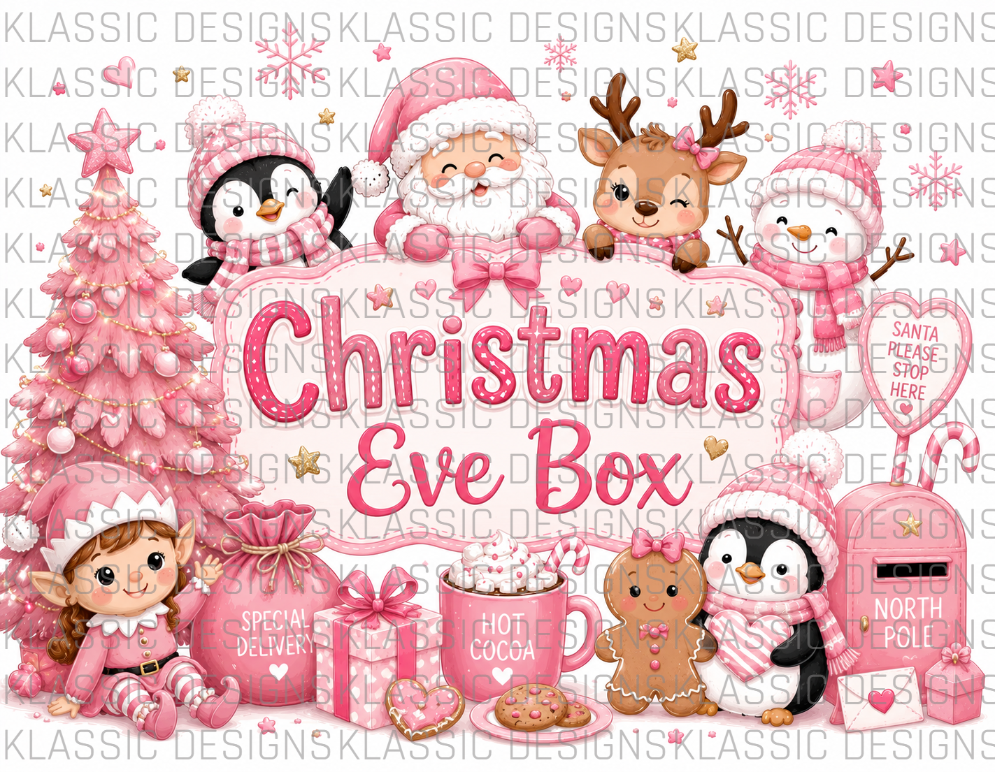 #1 Christmas Eve Box UVDTF Wraps