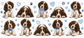 Springer Spaniel Blue UVDTF Wrap
