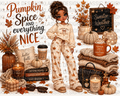 Glam Girl Pumpkin Spice UVDTF Wrap