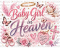 Baby Girl In Heaven UVDTF Wrap