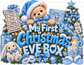 My First Xmas Eve Box Blue UVDTF Wrap