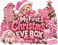 My First Xmas Pink UVDTF Wrap