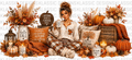 Autumn Girl UVDTF Wrap