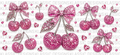 Rhinestone Cherry UVDTF Wrap