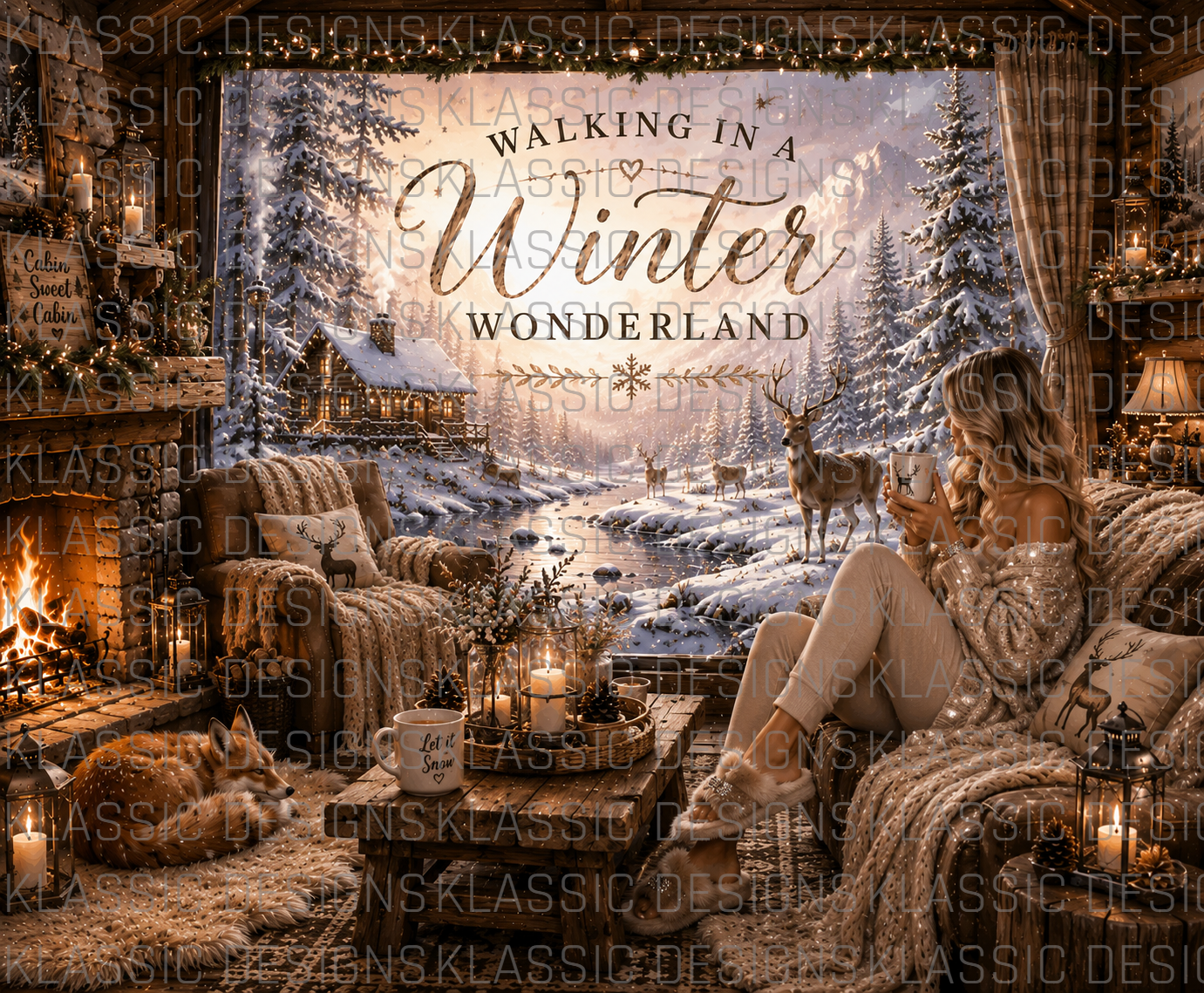 Walking in a Winter Wonderland UVDTF Wrap