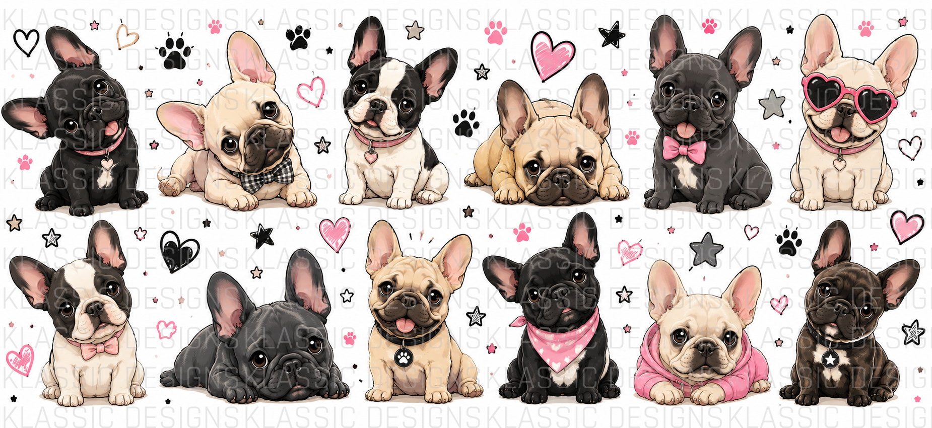 Frenchie UVDTF Wrap