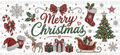 Merry Christmas UVDTF Wrap